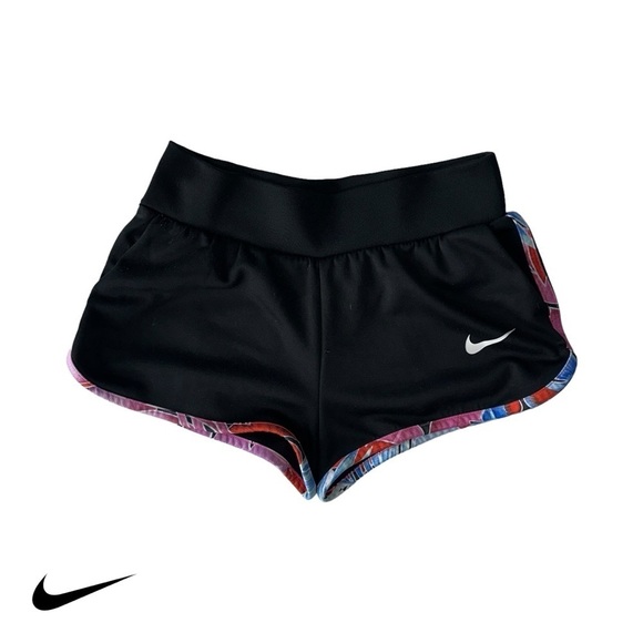 NIKE HIGH-WAISTED LOOSE SHORTS WOMENS SIZE S  BLACK - Picture 1 of 13